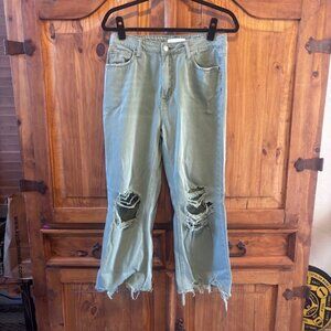 Women's Vervet Jeans - Sage Green - Size 29